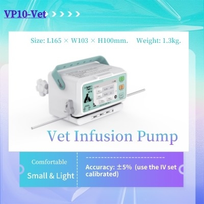 Ultrasonic Detection Veterinary Medical Equipment 240V Vet Infusion Pump