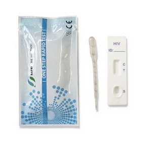 One Step Saliva Test Kit Rapid Diagnostic 4.0mm Hiv Determine Test