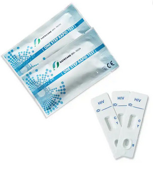 One Step Saliva Test Kit Rapid Diagnostic 4.0mm Hiv Determine Test