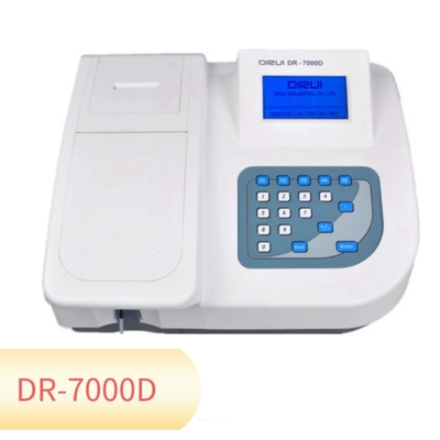 340nm Dirui Biochemistry Analyzer Medical Portable Semi Auto