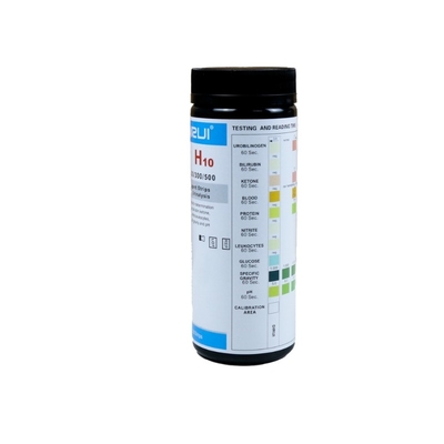 10 Parameters Urine Analysis Strips Class II For Kidney Function