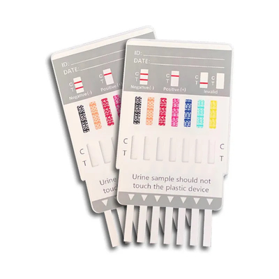 ISO13485 Rapid Diagnostic Test Kit 6 Panel Drug Combo Test Dipcard Kit